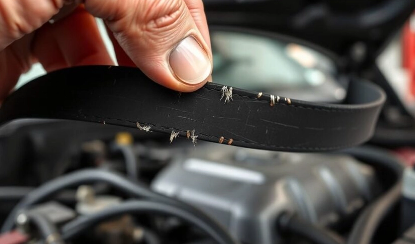 drive with bad serpentine belt