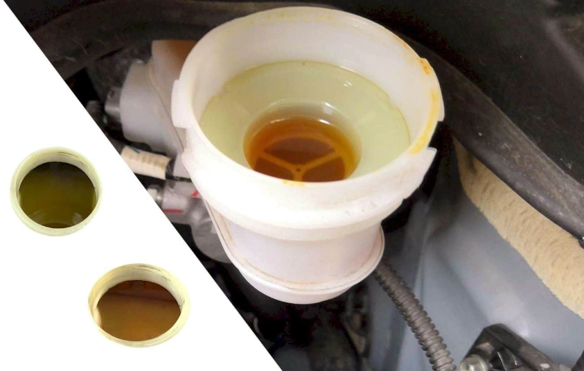 brake fluid color chart