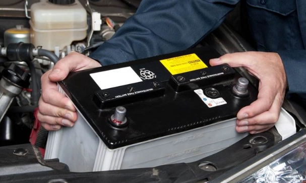 car battery replacement signs
