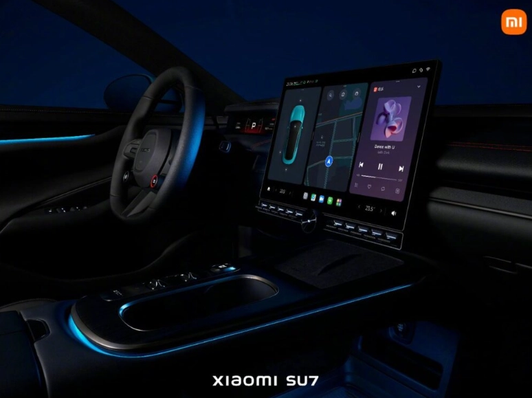 xiaomi su7 infotainment system