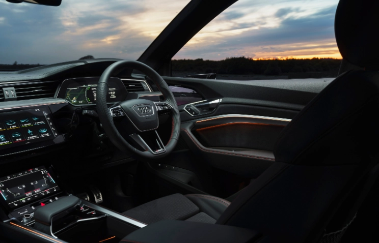 Audi e-tron cabin technology