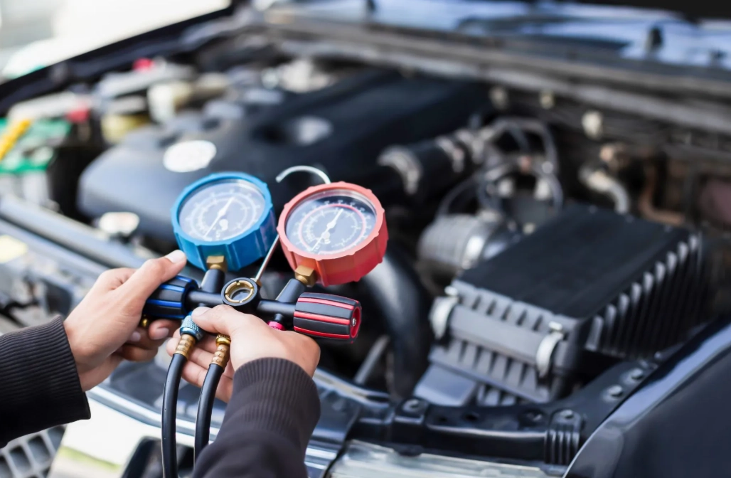 car ac blowing warm air