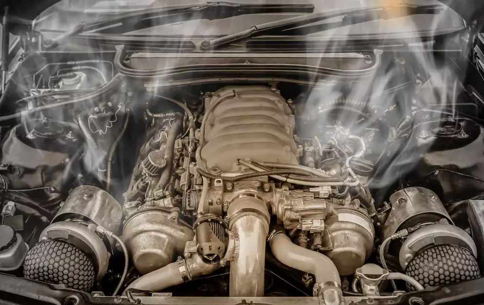 Engine overheating idle engine